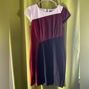 Color block White House Black Market Dress
